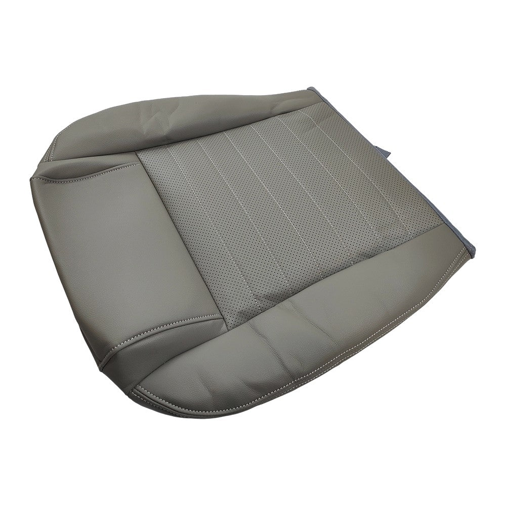 Front Driver Top & Bottom Leather Covers For 2005 2006 -2009 Ford Mustang GT