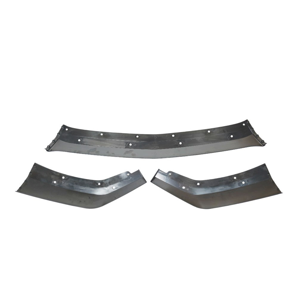 For 24-25 Ford Mustang G-Style Unpainted Black Front Bumper Lip Body Kit Spoiler