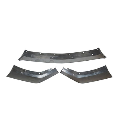 For 24-25 Ford Mustang G-Style Unpainted Black Front Bumper Lip Body Kit Spoiler