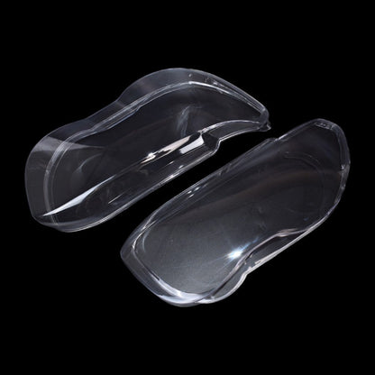 Left Right Clear Headlight Headlamp Lens Cover For BMW 7 Series E65 E66 2002-05