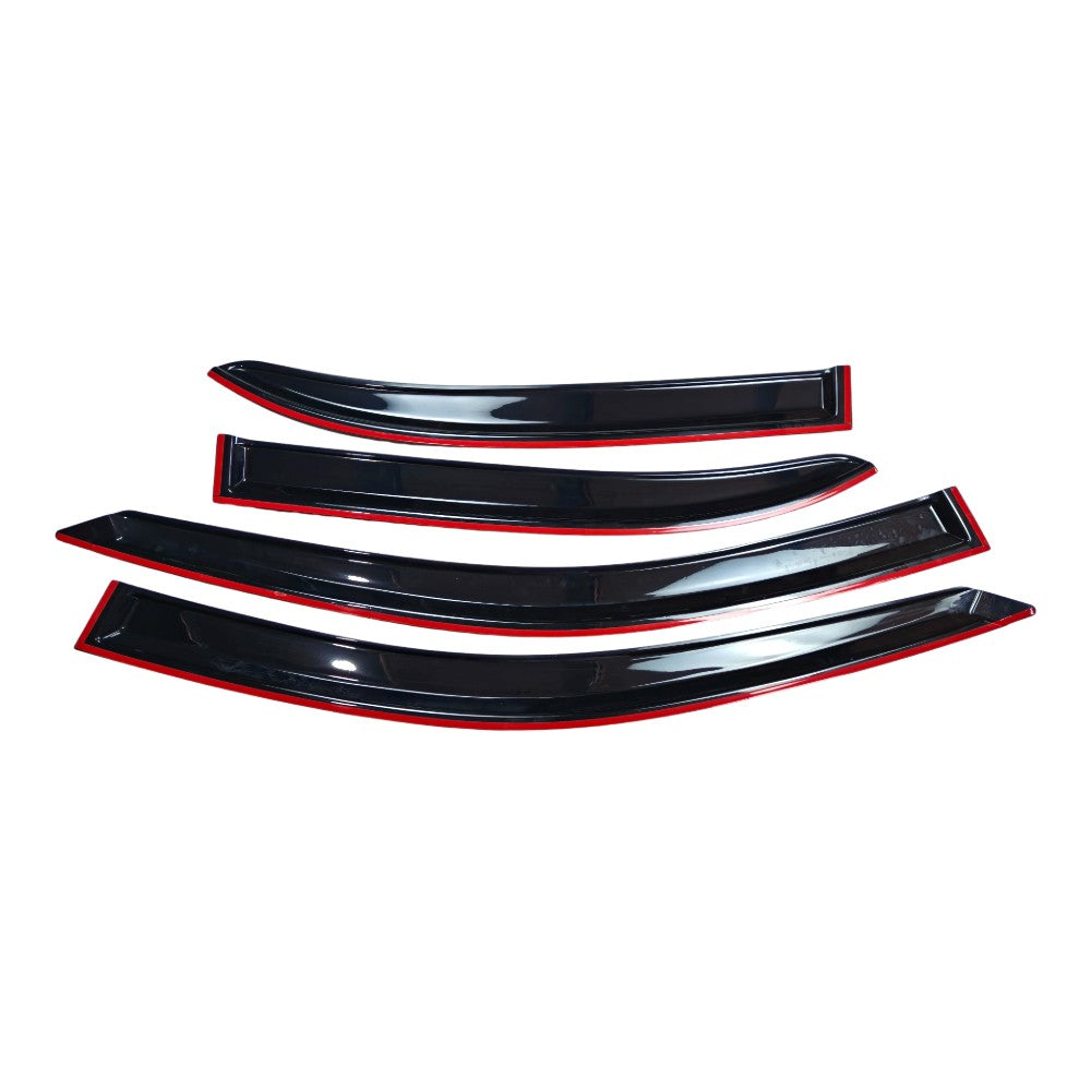 WAVY 3D STYLE WINDOW VISOR VENT SHADE FOR 2003-2008 TOYOTA COROLLA