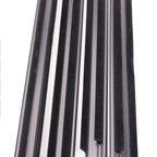 Left Right Front Rear Door Outer Belt Weatherstrip 4Pcs for Dodge Ram 1500 5500