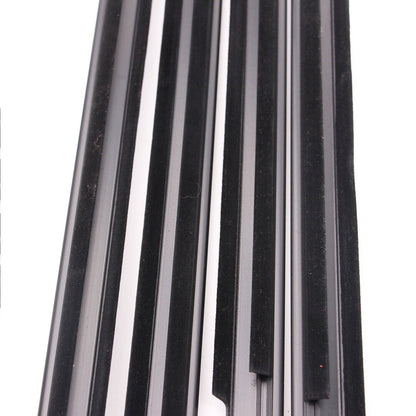 Left Right Front Rear Door Outer Belt Weatherstrip 4Pcs for Dodge Ram 1500 5500