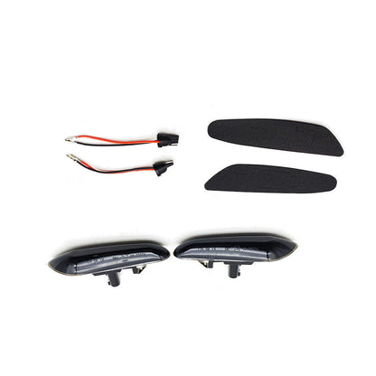 For BMW E60 E82 E90 E83 E92 E46 LED Marker Side Turn Signal Lights Dynamic Smoke