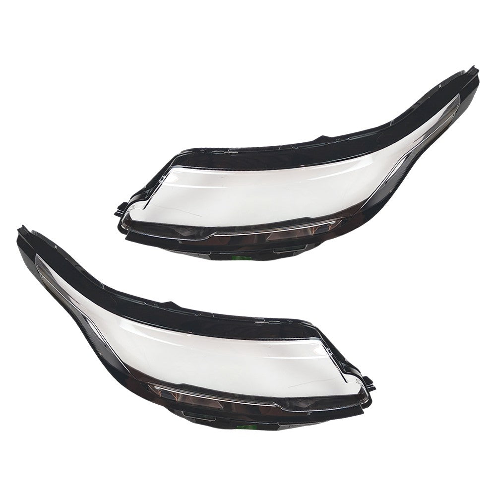 Left & Right Headlight Clear Lens Cover For 2017-2024 Range Rover Velar