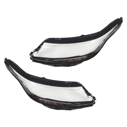 Left & Right Headlight Clear Lens Cover For 2017-2024 Range Rover Velar