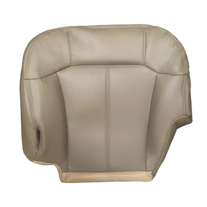 Driver Bottom Leather Seat Cover Tan For 1999-2002 Chevy Tahoe