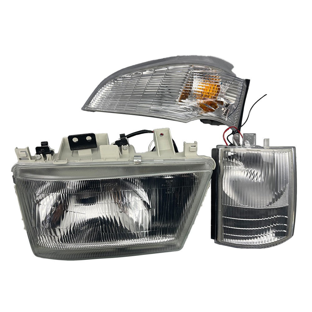 LH Headlight w/ Corner Lamp & Marker Light For Mitsubishi FUSO FE180 FE145 FE140