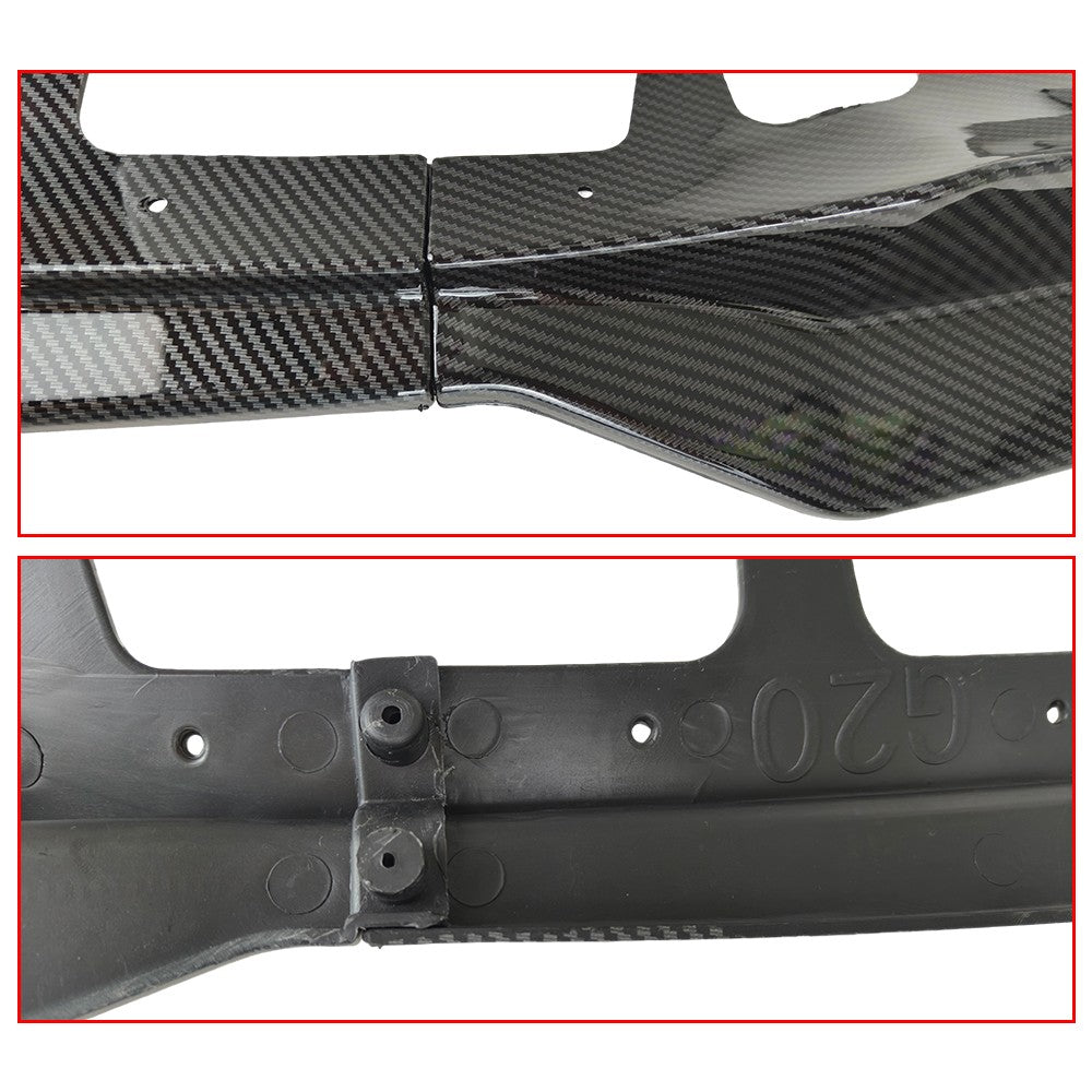 Carbon Fiber Style M Front Bumper Lip For 2019-22 Bmw G20 3 SERIES 330I M340I