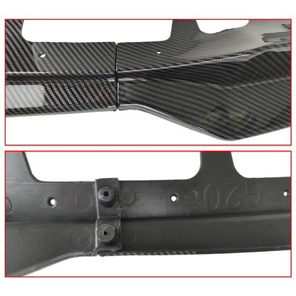 Carbon Fiber Style M Front Bumper Lip For 2019-22 Bmw G20 3 SERIES 330I M340I