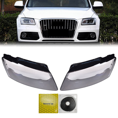 Headlight Headlamp Lens Cover For Audi Q5 2013 2014 2015 2016 2017 Left & Right