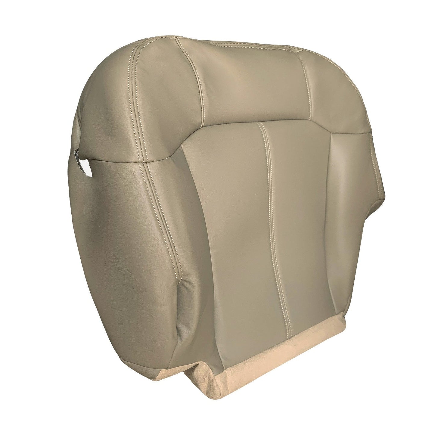 Driver Bottom Leather Seat Cover Tan For 1999-2002 Chevy Tahoe