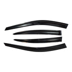 Window Visor Vent Rain Shades Guards Deflectors For 04-08 Acura TL Sedan Black