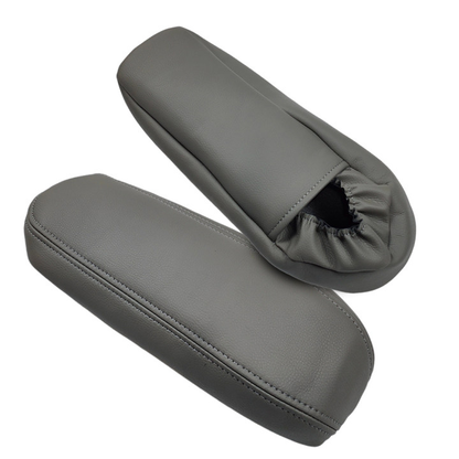 For 2002-2007 Ford F250 F350 Super Duty Lariat Leather Seat Armrest Cover 2Pcs