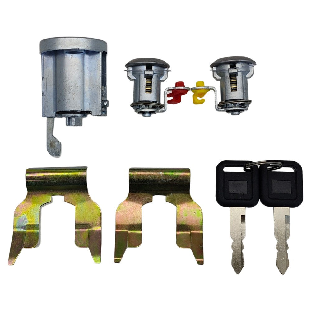 For Isuzu NQR/NPR 1994-2007 Ignition Cylinder + Front Door Locks Set