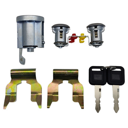 For Isuzu NQR/NPR 1994-2007 Ignition Cylinder + Front Door Locks Set