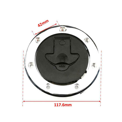 Fuel Gas Tank Cap Cover Lock with Keys for Kawasaki Ninja 250 250R 1988 2007