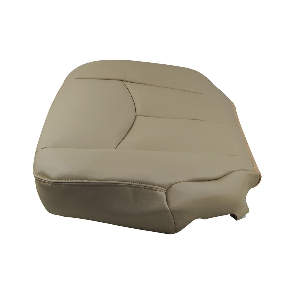 For 2003 - 2006 Chevy Tahoe GMC Yukon Driver & Passenger Leather Seat Cover Tan