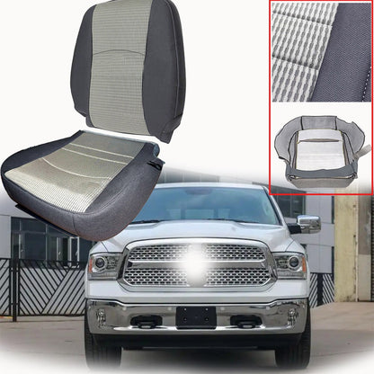 For 2009-2012 Dodge Ram 1500 2500 Driver Bottom & Lean Back Cloth Seat Cover