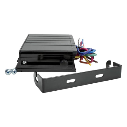 6-Gang 12V Rocker Switch Box 40 Amp Max with SPST On/Off &12 AWG Wires