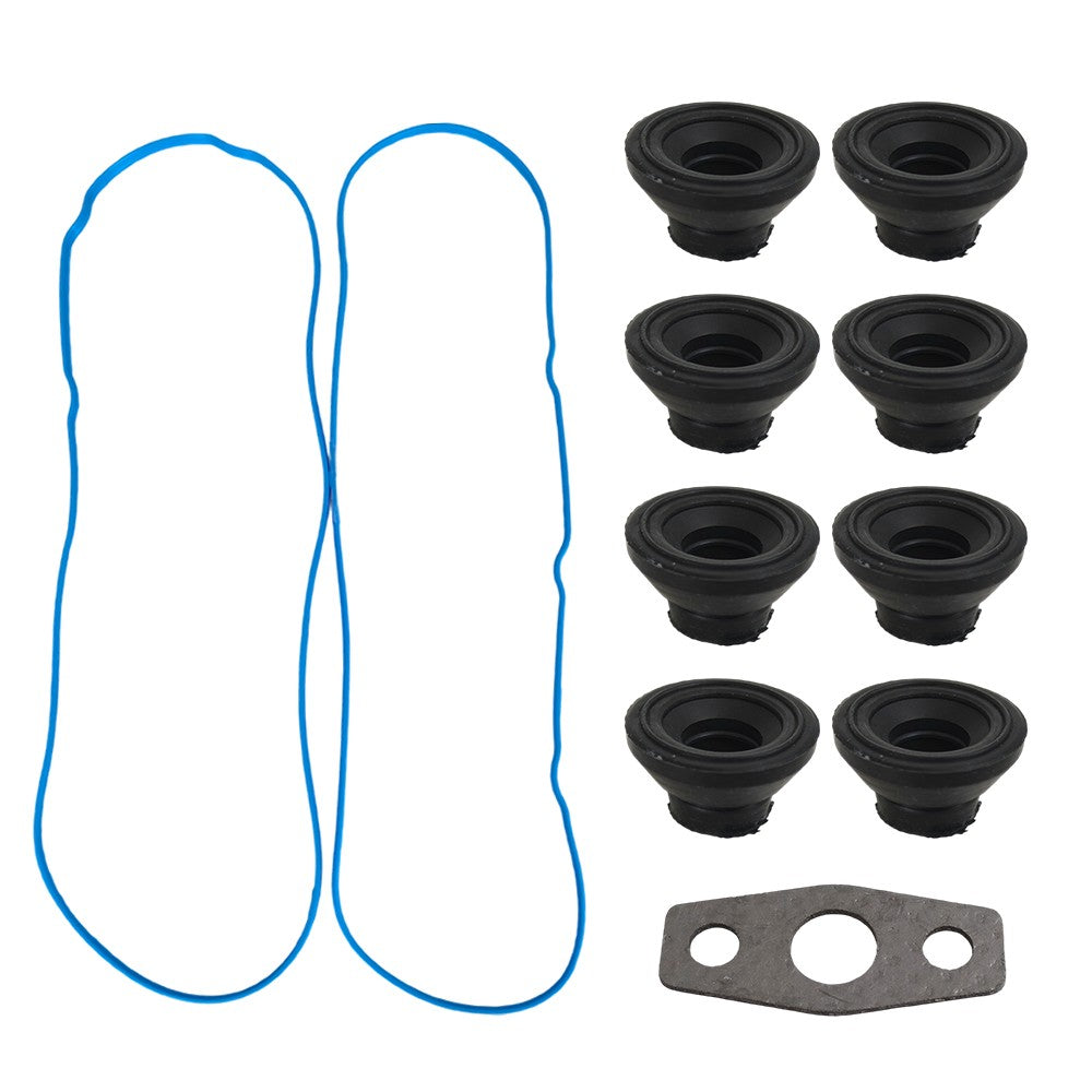 For Chevy GMC 4.8/5.3/6.0/6.2/7.0L Valve Cover Graphite Gasket Set Grommets Kit