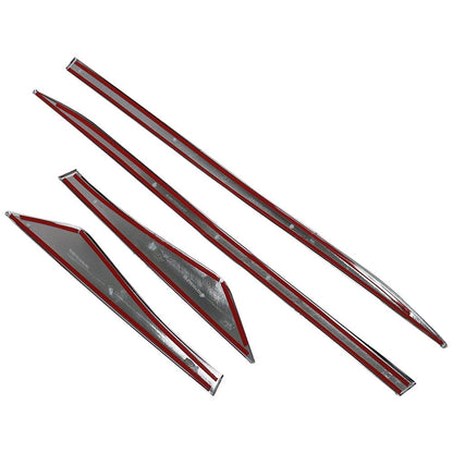 For Nissan Rogue/X-Trail 2021-2025 Chrome Outside Body Side Molding Trim Cover