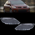 Headlight Clear Lens Cover Replacement Left+Right Side For 2007-2012 Mazda CX-7