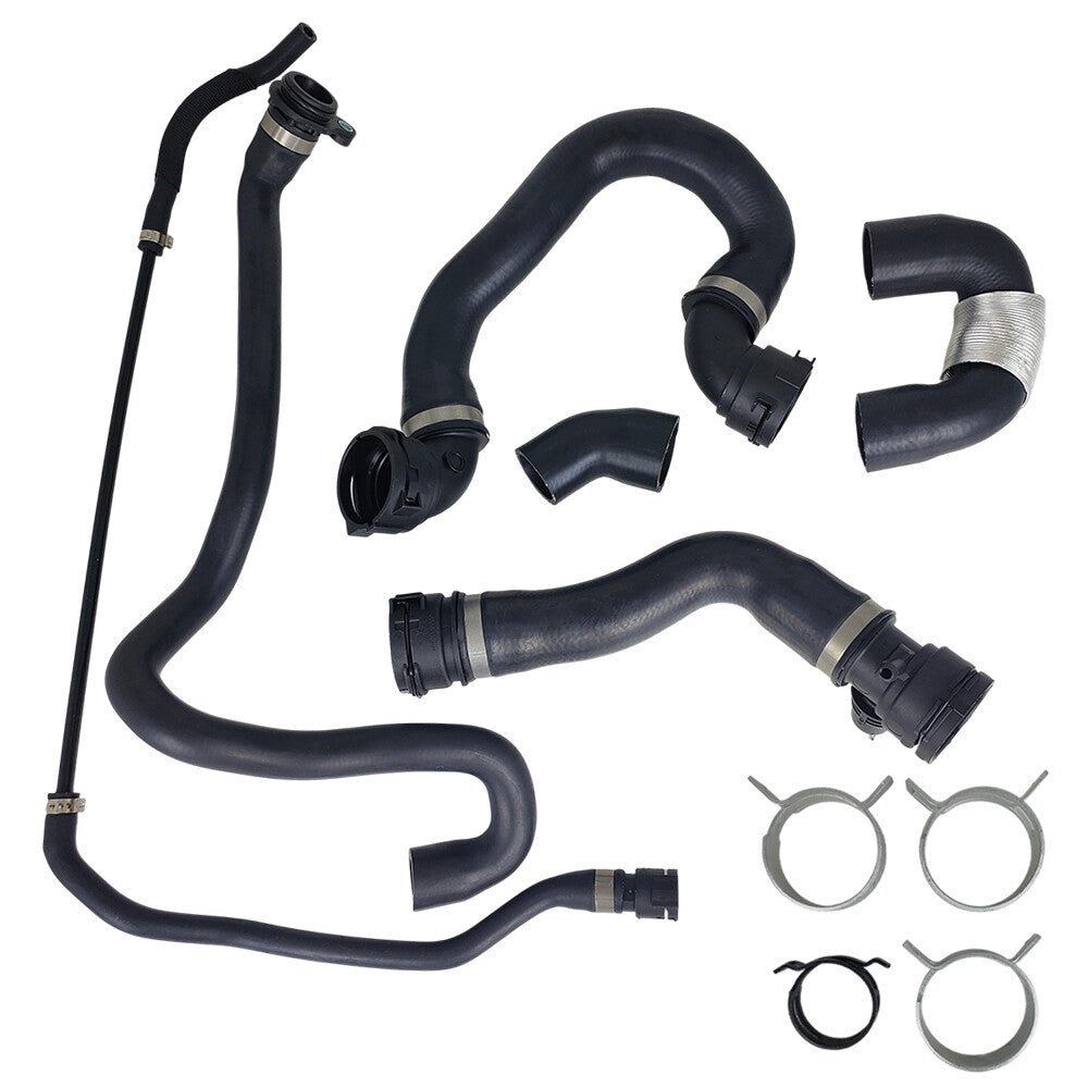 Radiator Coolant Water Hose Pipe Kit 6 Hoses for BMW 135i 335i 335xi 2007-2010