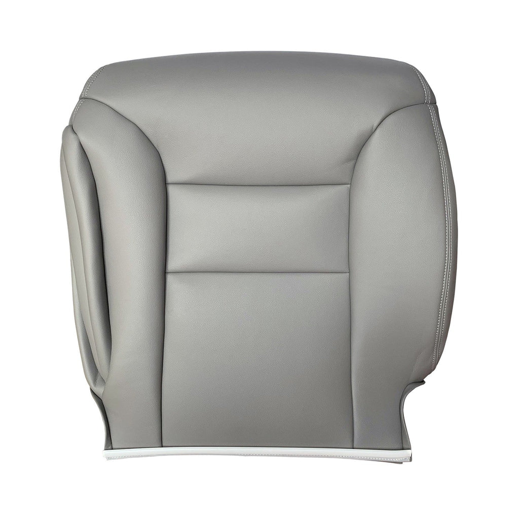 Driver Passenger Leather Seat Covers Gray For 1995 - 1999 Chevy Silverado Tahoe