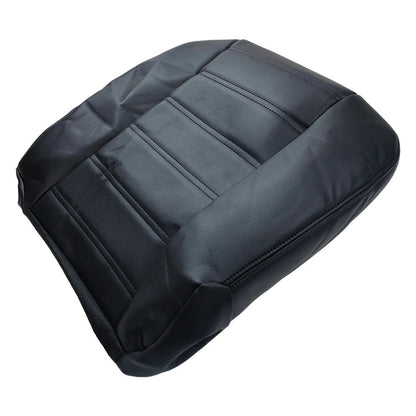 Front Leather Seat Cover Black For 2003 2004 2005 2006 2007 Hummer H2 SUV SUT