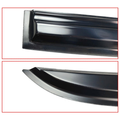 Window Visor Sun Rain Deflector Guard For 2003-2007 Honda Accord 4-Door Sedan