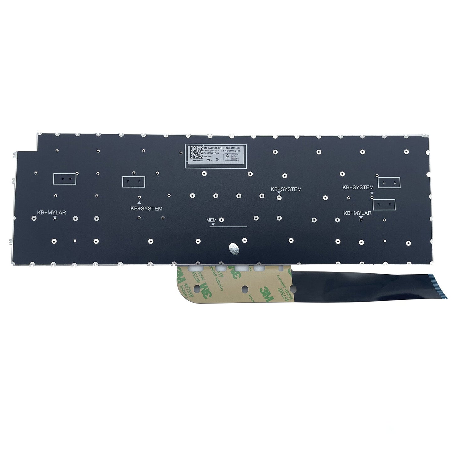 New For Dell Inspiron 3515 3520 3525 15Pro 5510 5515 5518 US Keyboard No-Backlit