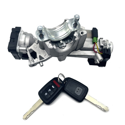 NEW FOR 2014-2015 CIVIC IGNITION LOCK CYLINDER SWITCH ASSEMBLY WITH 2 KEY SHELLS