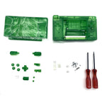 New For Nintendo DS Lite Full Replacement Top & Bottom Housing Shell Clear Green