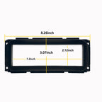 Single DIN Radio Dash Kit W/Radio Wiring Antenna Adapter For 2002-2007 Chrysler