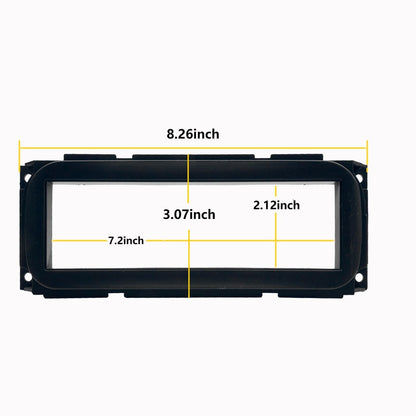 Single DIN Radio Dash Kit W/Radio Wiring Antenna Adapter For 2002-2007 Chrysler