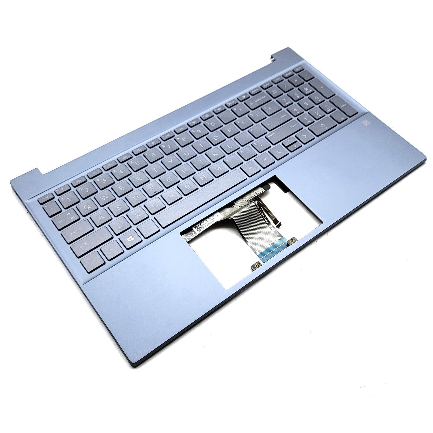 New For HP 15-EG0067S 15-eh 15-EG Palmrest w/Backlit Keyboard M08912-001 Blue US
