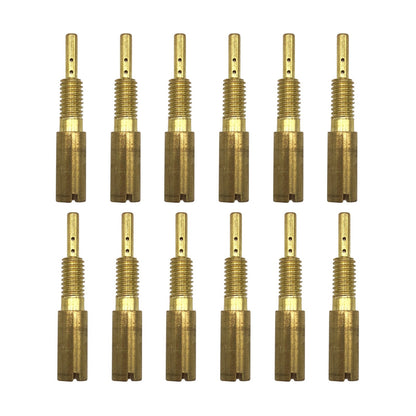 12 x Brass Pilot Jet for Pilot Jets Slow Jet For Mikuni Carb VM28 /486