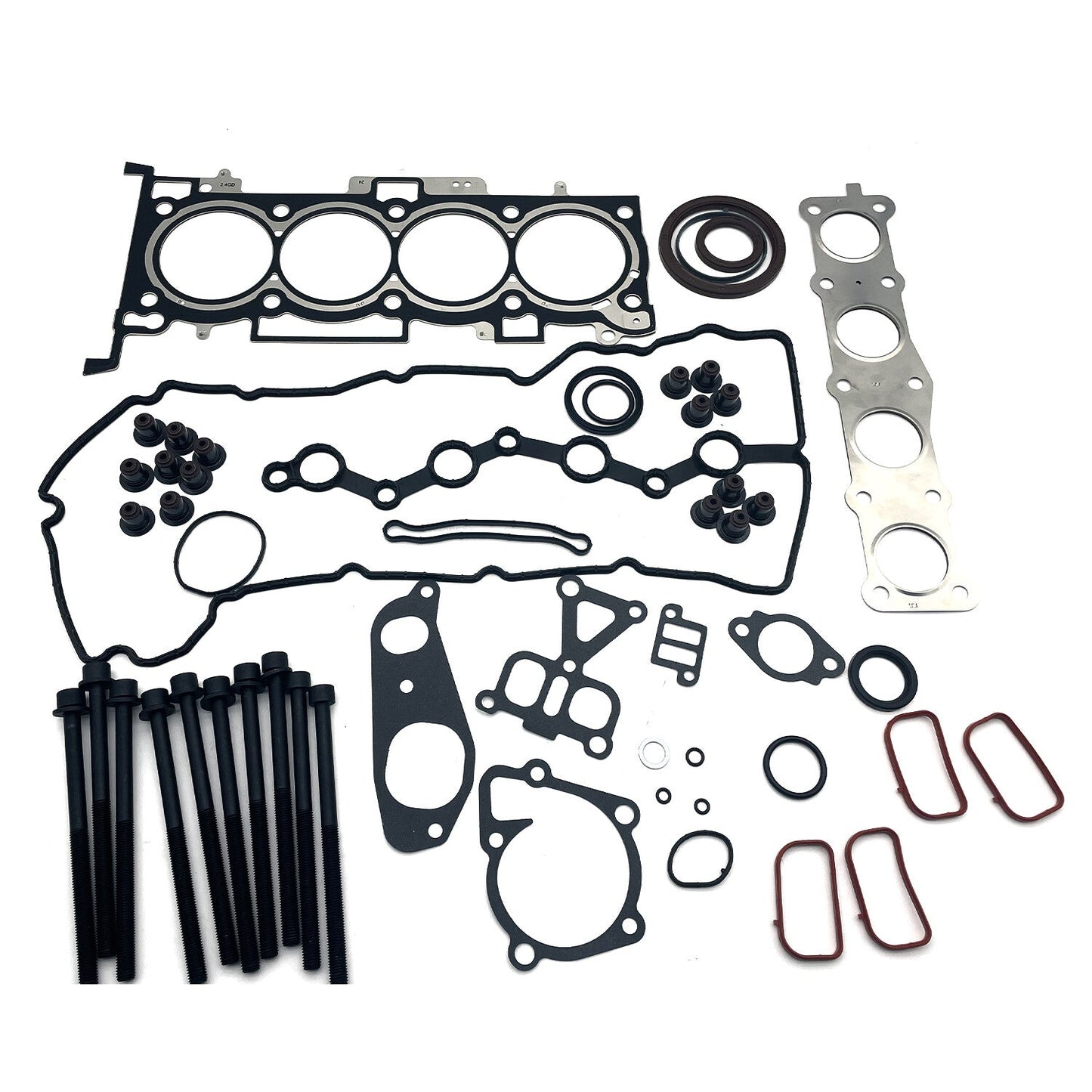 Engine Gasket Seal Kit with Head Bolts for Hyundai Sonata for Kia G4KH 2 0L