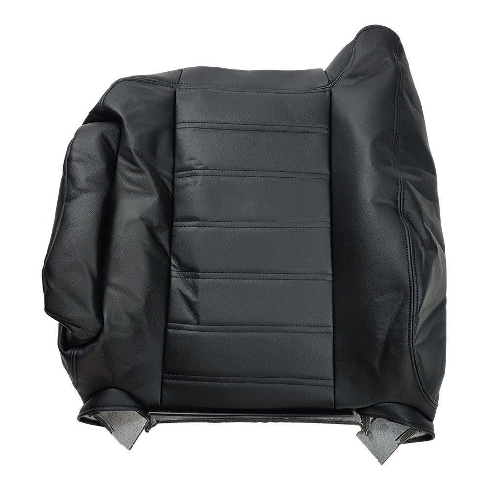 Front Leather Seat Cover Black For 2003 2004 2005 2006 2007 Hummer H2 SUV SUT