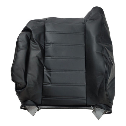 Front Leather Seat Cover Black For 2003 2004 2005 2006 2007 Hummer H2 SUV SUT