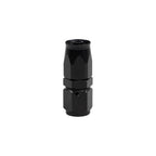 Straight Swivel 12AN Hose End Fitting CPE Braided Fuel Oil Line Aluminum Black