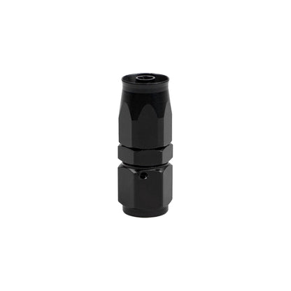 Straight Swivel 12AN Hose End Fitting CPE Braided Fuel Oil Line Aluminum Black