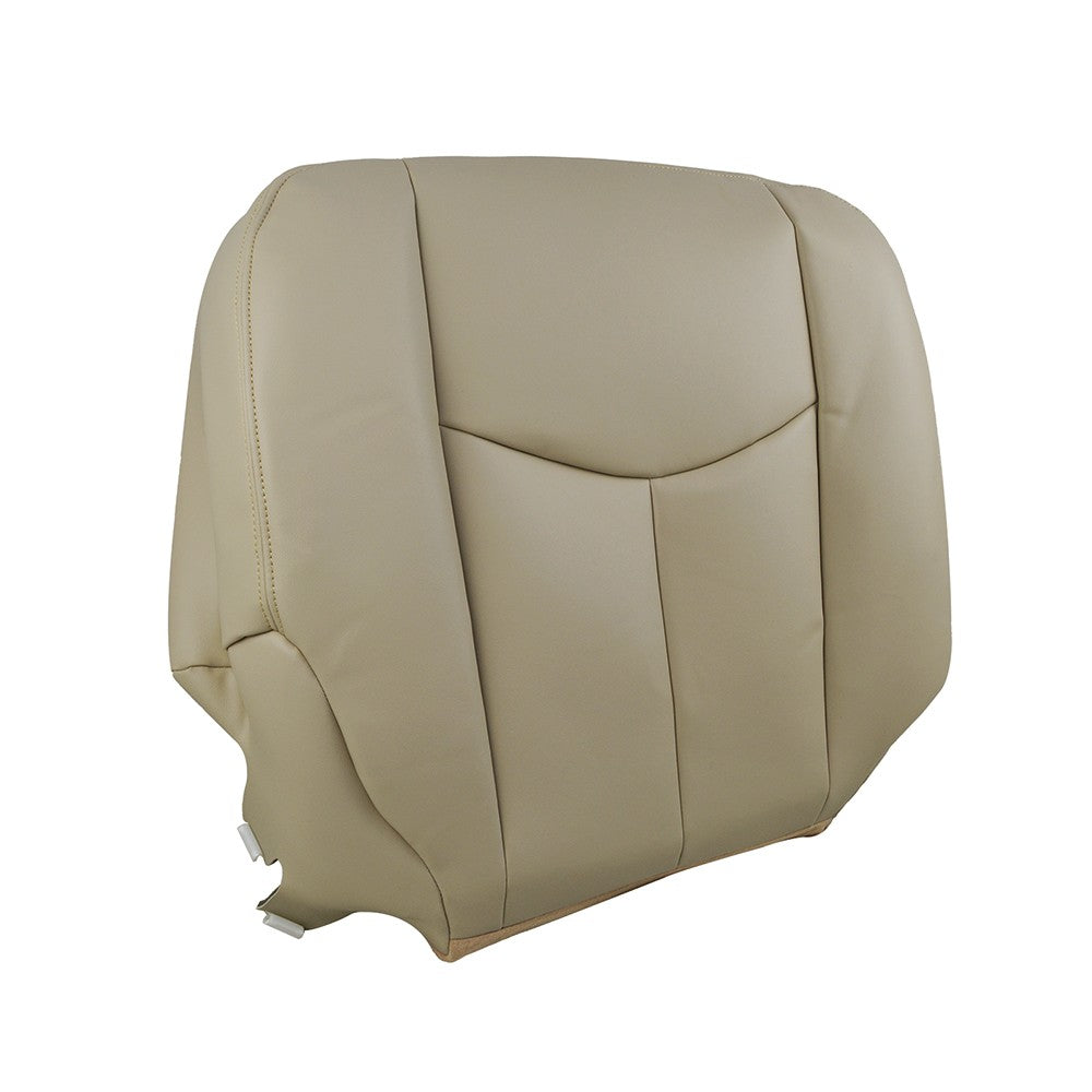 Driver&Passenger Side Leather Seat Cover Tan For 2003-2006 Chevy Tahoe GMC Yukon