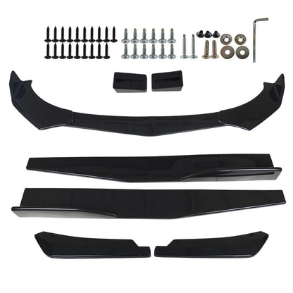 Front Bumper Lip Spoiler Splitter Body Kit Blk For HONDA ACCORD Coupe Sedan Car