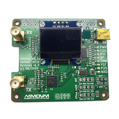 Duplex MMDVM Hotspot Support D-Star DMR YSF Pi+ OLED Revision 1.3 VHF ADF7021 US