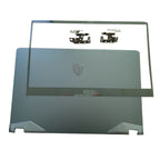 New Gray Blue Top Back Cover+Bezel+Hinges For MSI GE76 Raider 10SGS SFS MS-17K1