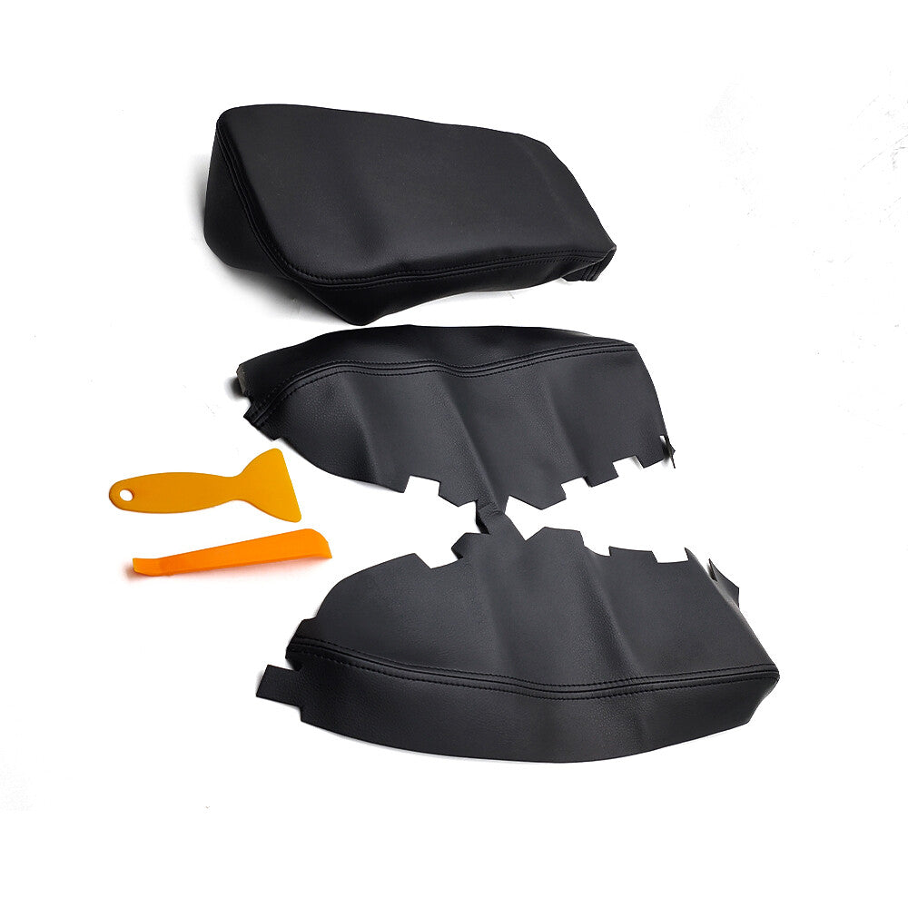 Door Panel Center  Console Lid Armrest Cover Black For 2013-2018 Toyota Avalon