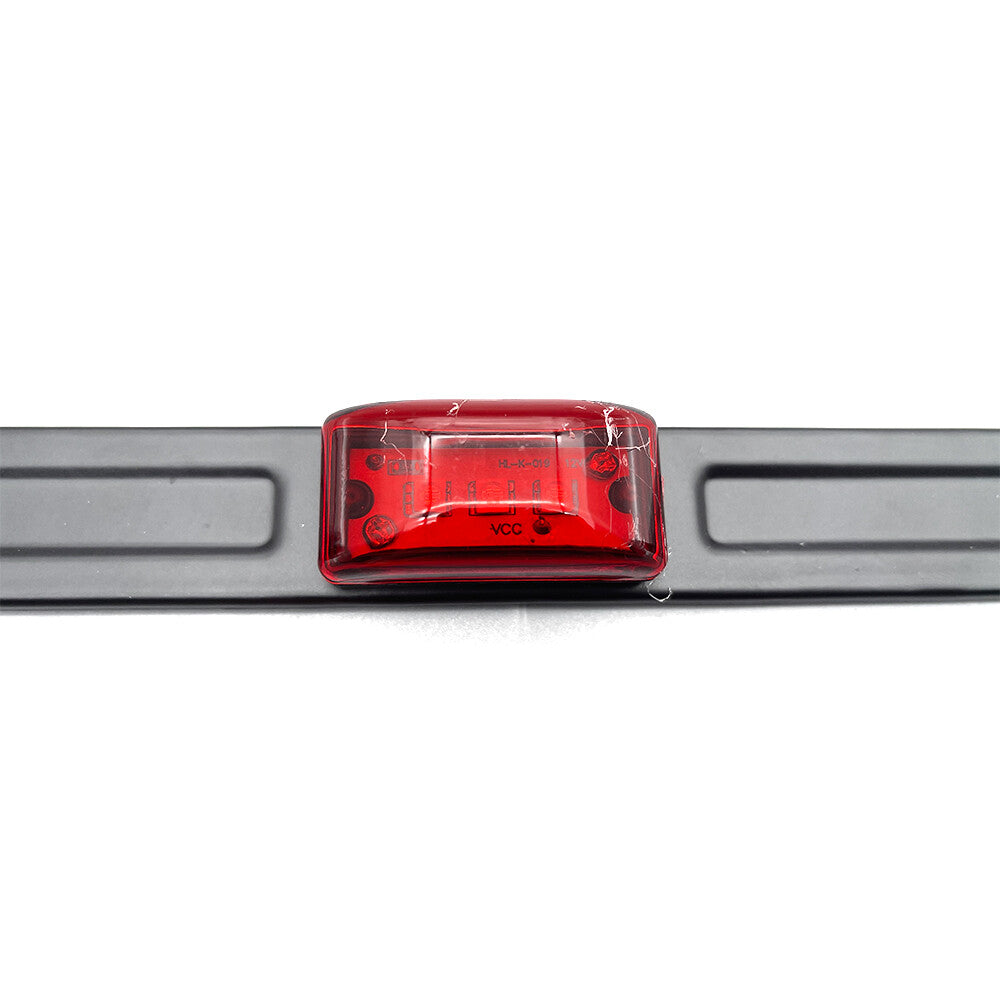 Truck Trailer Tail Lights Red LED Stainless Rear Clearance ID Marker Light Bar