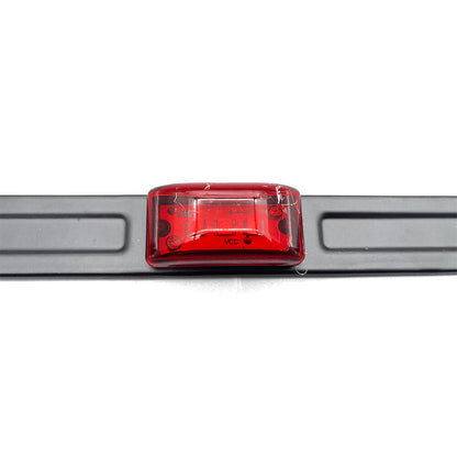 Truck Trailer Tail Lights Red LED Stainless Rear Clearance ID Marker Light Bar